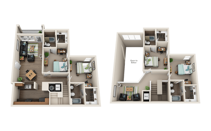 4x4 loft gateway at huntsville apartments near sam houston state university huntsville texas tx
